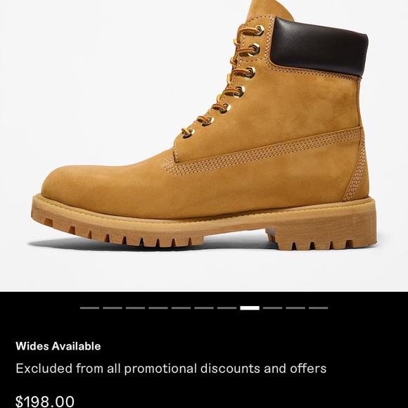 Timberland Premium 6inch lace Waterproof Wheat Boots - Picture 1 of 8